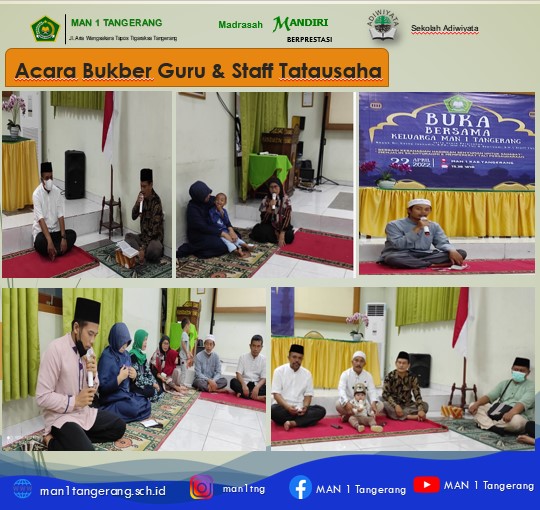 Buka Puasa Bersama Guru & Staf Tata Usaha MAN 1 Tangerang